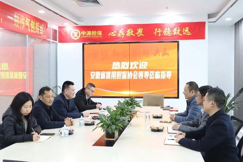 安徽省信用擔保協(xié)會領(lǐng)導(dǎo)蒞臨安徽中源融資擔保視察指導(dǎo)